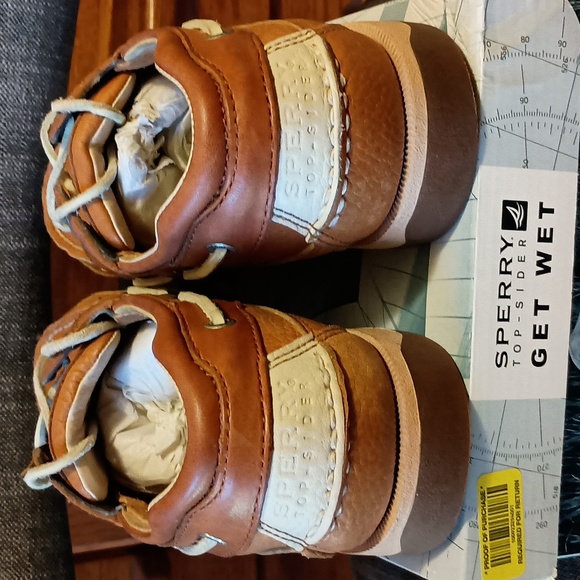 Men's Sperry Mako 2 Eye Mic Tan - 10M - Picture 7 of 9